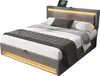 okwish Lit boxspring tapissé 140x200 cm avec tête de lit Voir les images du produit 8