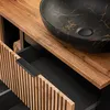 Waschtisch 80.6cm Gaia mit 2 Schubladen, Eichenoptik und Produktbild-Vorschau 6