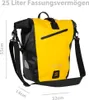 Fahrradtasche gelb/schwarz Packtasche 25 L Produktbild-Vorschau 4