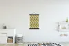 MuchoWow® Textilposter Blumen - Gelb - Collage 60x90 cm mit Produktbild-Vorschau 2