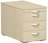 Geramöbel Rollcontainer mit 3 Metall-Schubfächern und Produktbild-Vorschau 1