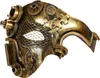 Auffällige Retro-Maske Steam-PunkMaske Halbmaske Dieselpunk Produktbild-Vorschau 1