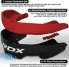 RDX 3w Zahnschutz für JUNIORS, schwarz und rot Produktbild-Vorschau 3