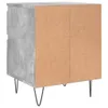 vidaXL Tables de nuit 2 pcs. Gris béton 40x35x50 cm Bois Voir les images du produit 6