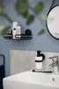 Tablette murale Static-Loc® Plus Pavia noire Voir les images du produit 9