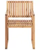 BELIANI Sada 2 zahradních jídelních židlí světle hnědé  Náhled obrázku produktu 6