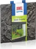 The image shows a product packaging for an aquarium background with a stone granite design. The packaging is upright and features the brand logo, product name, and a picture of the background installed in an aquarium. Anteprima dell’immagine prodotto