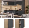 Eckhängeschrank Vicco R-Line Schwarz Beton 57 cm, Model Produktbild-Vorschau 2