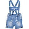 BONDI Baby Jungen Jeans Latzshort "Gipfelkraxler" 91533 | Produktbild-Vorschau 1