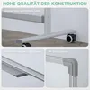 Bílá tabule HOMCOM, 120 x 90 cm, magnetická, otočná, Náhled obrázku produktu 6