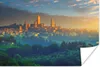 MuchoWow® Poster Sonnenaufgang über San Gimignano in der Produktbild-Vorschau 1
