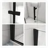 AICA Walk in Dusche 110x195cm 6mm NANO  ESG-Glas Schwarz Produktbild-Vorschau 5