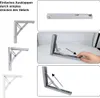 Regalhalter 3-stufig verstellbar 1 Paar Klappkonsolen Produktbild-Vorschau 4