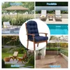 Coussins pour fauteuils à bascule d'extérieur avec sangles, Voir les images du produit 6