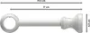 Interdeco Träger mit Abstand 17 cm / Wandhalterung für Produktbild-Vorschau 2