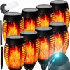 Solarleuchten Garten 8 Stück LED Solar Fackel Gartenfackeln Produktbild-Vorschau 1