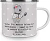 Mr. & Mrs. Panda Emaille Becher Koch Helden - Grau Pastell Produktbild-Vorschau 3