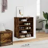 vidaXL Armoire à chaussures Gris Sonoma 60x35x70 cm Bois Voir les images du produit 11