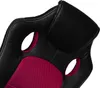A close-up view of a gaming chair's headrest and seat. Produktbild-Vorschau