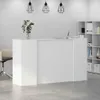 A white reception desk in an office setting. Náhľad obrázku produktu