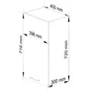 Hängeschrank Küchenschrank AKORD OLIWIA modular W40 Weiß 40 Produktbild-Vorschau 3