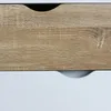 Meuble en bois naturel avec 4 tiroirs 99 x 39 x H 82 cm Voir les images du produit 7