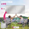 Table pliante de camping en aluminium avec housse, 140 x 70 Voir les images du produit 3