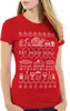 style3 Eat Drink Repeat Ugly Sweater Damen T-Shirt Produktbild-Vorschau 1