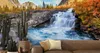 Muralo Vlies Fototapete WASSERFALL Herbstbäume Landschaft Produktbild-Vorschau 4