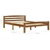 vidaXL Lit en bois massif pin brun miel 120x200 cm Voir les images du produit 11