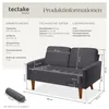 Sofa Skagen, 2-Sitzer, Sitzpolster mit Federkern, 300 kg - Produktbild-Vorschau 5