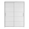 A white sliding door wardrobe is shown against a white background. Náhľad obrázku produktu
