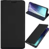 A collage of images showing a black phone case from different angles, including one with a phone inside. Produktbild-Vorschau