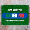 Hier wohnt ein Italien-Fan Metallschild in 15x20 cm mit Produktbild-Vorschau 7