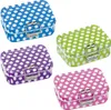 Mini Büro-Set aus Metall, gepunktet, 8x6x3 cm, für Produktbild-Vorschau 1