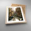 Gerahmtes Poster - Rahmen in heller Eiche - Venedig Brücke Produktbild-Vorschau 3