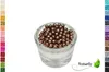 100 Wachsperlen 6mm, Farbe:braun 870 Produktbild-Vorschau 2