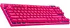 A pink Logitech G PRO X TKL keyboard is shown from a slightly elevated diagonal angle against a white background. Produktbild-Vorschau