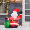 HOMCOM LED Figur Motiv Weihnachten Weihnachtsmann Produktbild-Vorschau 2