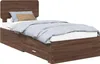 vidaXL Bettrahmen Braun Eichen-Optik 75 x 190 cm Produktbild-Vorschau 1