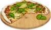 Relaxdays Pizzateller Bambus Ø33cm, schnittfestes Produktbild-Vorschau 1