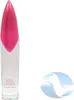 A perfume bottle with a pink cap on a white background. Voir les images du produit