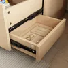 Nachttisch mit 3 Schubladen und Geheimfach, Sideboard mit Produktbild-Vorschau 4