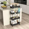 Wózek kuchenny HOMCOM z 4 poziomami, wózek kuchenny z Podgląd zdjęcia produktu 5