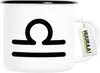 Huuraa Emaille Tasse Waage Sternzeichen Zeichen 300ml Produktbild-Vorschau 1