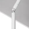 A close-up view of the joint mechanism of a white umbrella pole. Produktbild-Vorschau