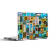 MuchoWow® Laptop Aufkleber Sticker Cover Türen - Blau - Produktbild-Vorschau 1
