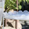 Ovale Etagere AMALIA weiß mit Spitzenrand im Vintagestil Produktbild-Vorschau 2