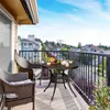 Relaxdays Gartentisch mit Schirmloch, antike Optik, Produktbild-Vorschau 2