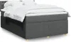 Möbel Boxspringbett mit Matratze Dunkelgrau 160x200 cm Produktbild-Vorschau 1